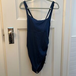 Summersalt maternity ribbed cinched current